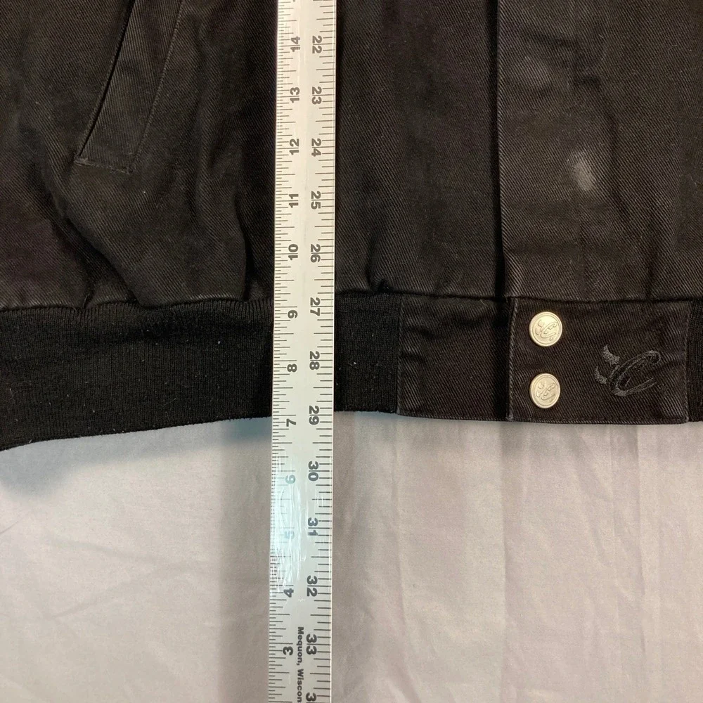 Chase Authentics NASCAR Stars of Today Racing Jacket XL Black Cotton‎ Twill Snap